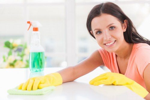 Professional commercial carpet cleaning in a Palmers Green office